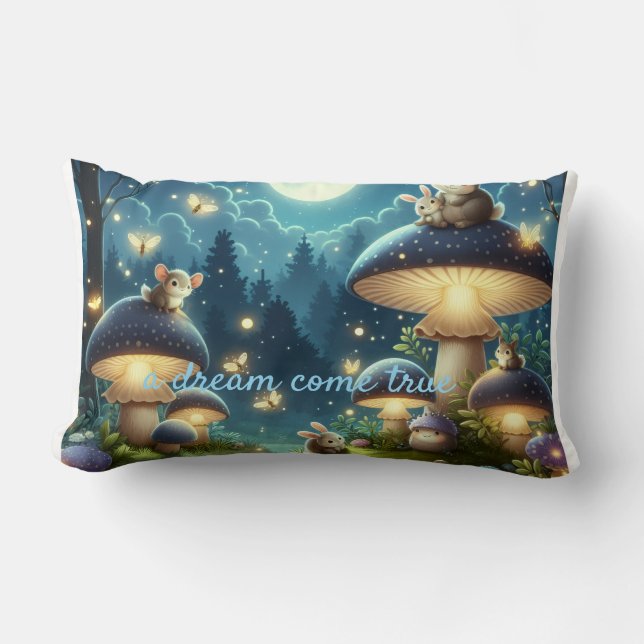 a magical world lumbar cushion (Front)