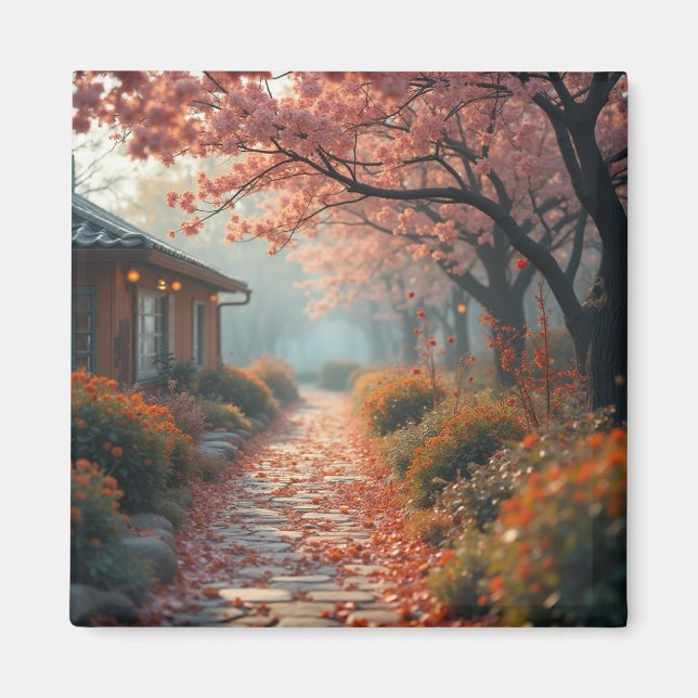 A magnet that lets you feel the autumn atmosphere (Front)