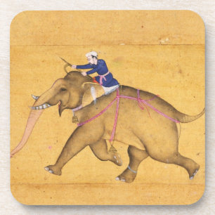 A Mahout riding an Elephant, from the Large Clive Coaster