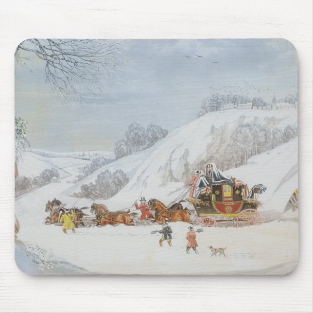 A Mail in Deep Snow Mouse Pad (Front)