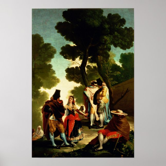 A Maja and Gallants, 1777 Poster (Front)