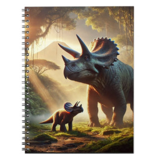 A majestic adult Triceratops  Notebook