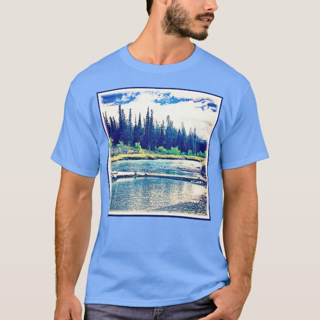 A Majestic Canadian Wilderness Forest. Buy Now T-Shirt (Front)