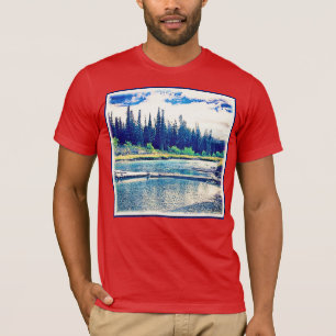 A Majestic Canadian Wilderness Forest. Buy Now T-Shirt