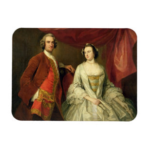 A Man and a Woman, possibly of the Missing Family, Magnet