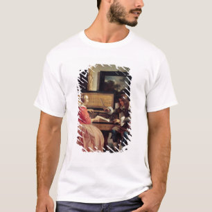 A Man and a Woman Seated by a Virginal, c.1665 T-Shirt