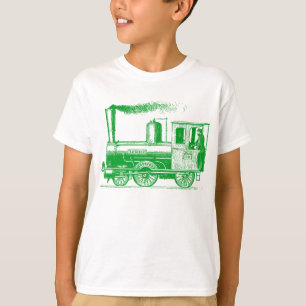A Man and His Train - Grass Green T-Shirt