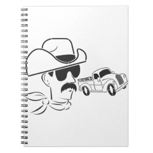 A Man and His Truck Spiral Notebook