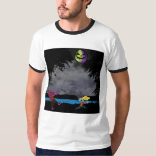 A man chased by zombies T-Shirt