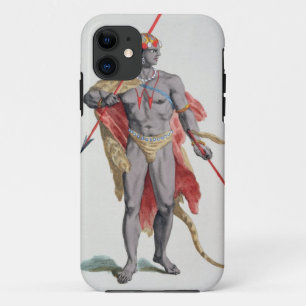 A Man from the Caribbean, 1780 (coloured engraving iPhone 11 Case