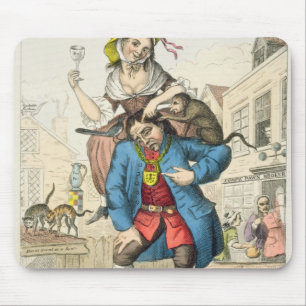 A Man Loaded with Mischief, or Matrimony, c.1766 Mouse Pad