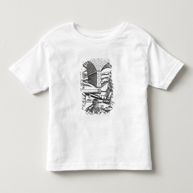 A Man loading a cannon Toddler T-Shirt (Front)