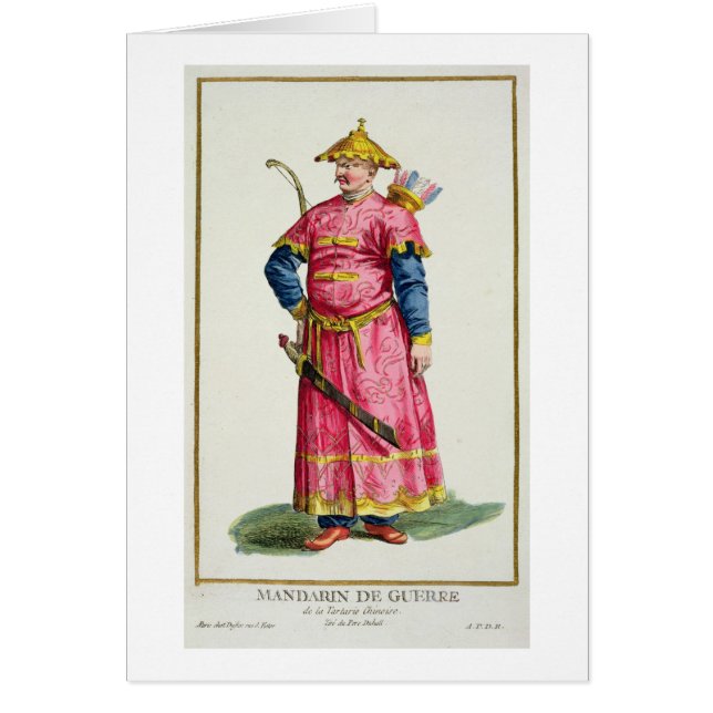 A Mandarin Warlord from 'Receuil des Estampes, Rep (Front)
