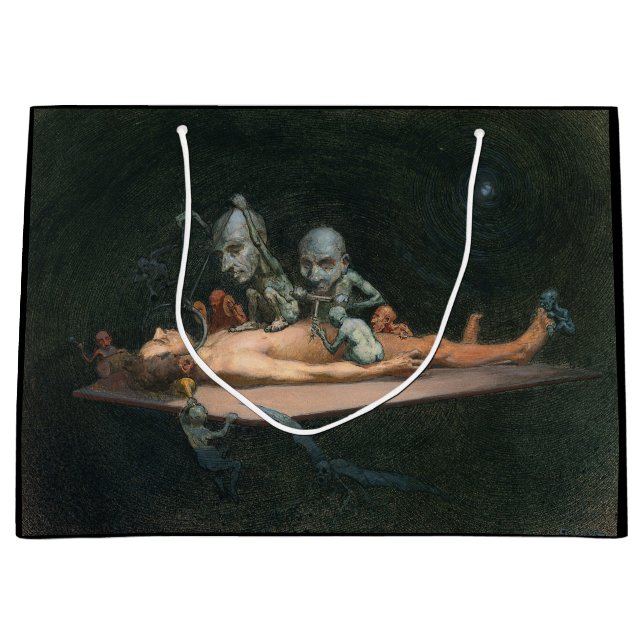 A Man's Near Death Experience & Gothic Spirits Large Gift Bag (Front)