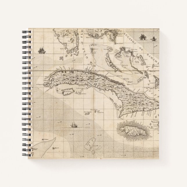 A Map of the British Empire in America Sheet 14 Notebook (Front)