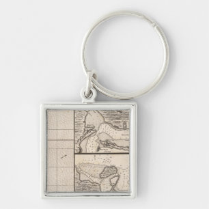 A Map of the British Empire in America Sheet 16 Key Ring