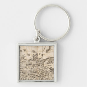 A Map of the British Empire in America Sheet 19 Key Ring