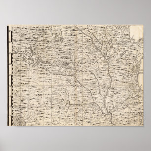 A Map of the British Empire in America Sheet 5 Poster