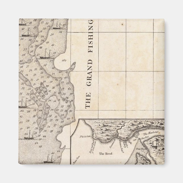 A Map of the British Empire in America Sheet 8 Magnet (Front)