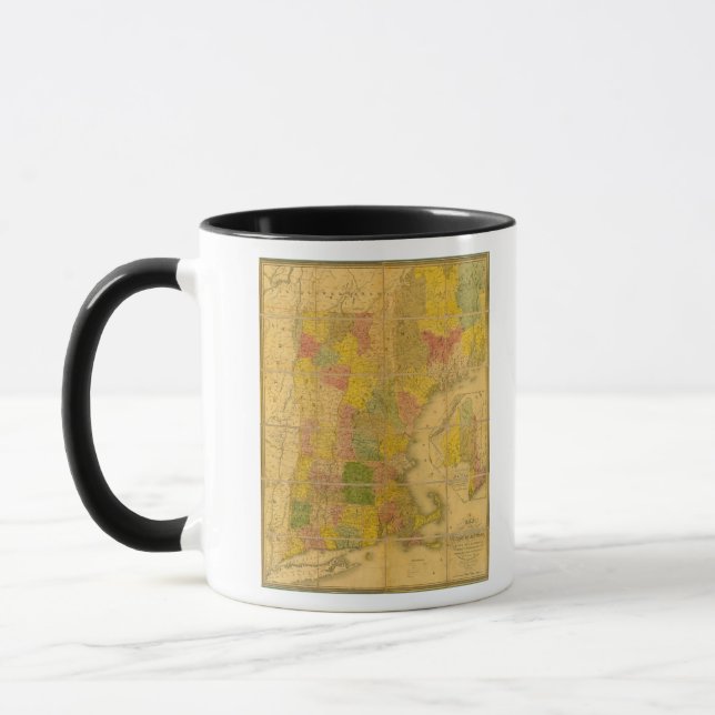 A Map of the New England States Mug (Left)