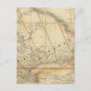 A Map of the Province of Upper Canada Postcard
