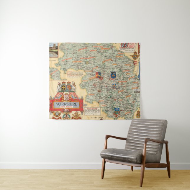 A Map of Yorkshire: West Riding Tapestry (In Situ (Horizontal))