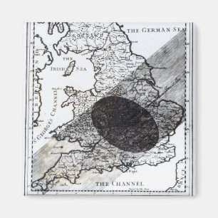 A Map Showing the Passage of Shadow of the Moon Magnet