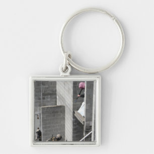 A Marine and role-playing enemy aggressor Key Ring