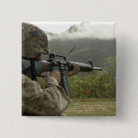 A Marine conducts drills