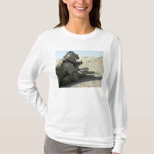 A Marine fires a M16A2 service rifle T-Shirt