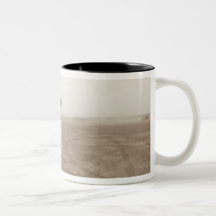 A Marine fires the M-32 Two-Tone Coffee Mug