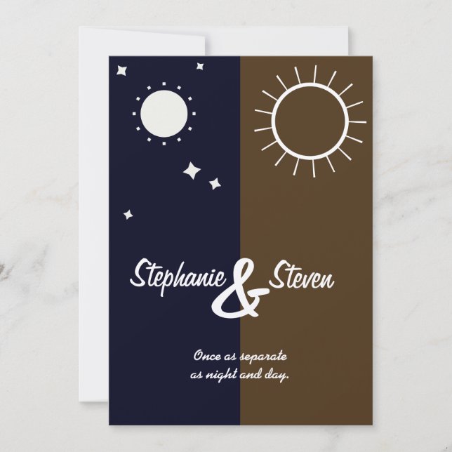 A Marital Eclipse Invitation (Front)