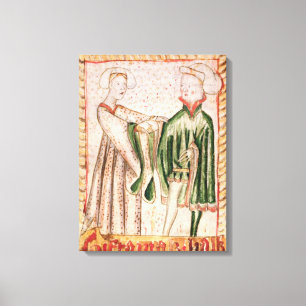 A Marriage Canvas Print