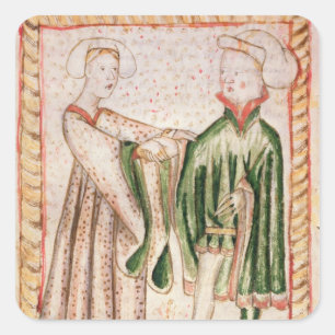 A Marriage Square Sticker