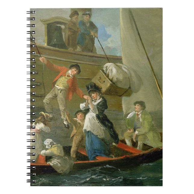 A Married Sailor's Adieu, c.1800 (oil on panel) Notebook (Front)