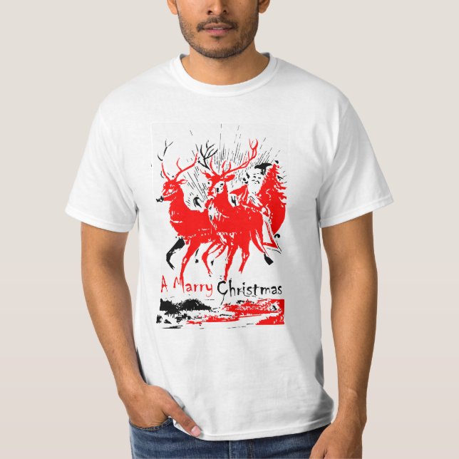 A Marry Christmas T-shirt  (Front)