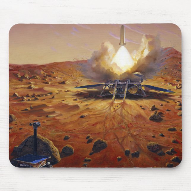 A Mars ascent vehicle Mouse Pad (Front)