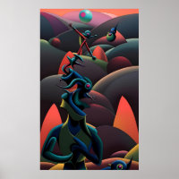 A Martini Lands on the Planet of Olives - Ken Gaug