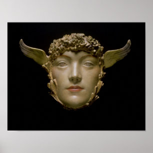 A Mask, c.1897 Poster