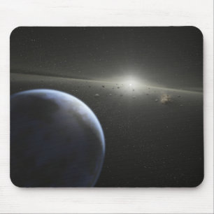 A massive asteroid belt in orbit around a star mouse pad