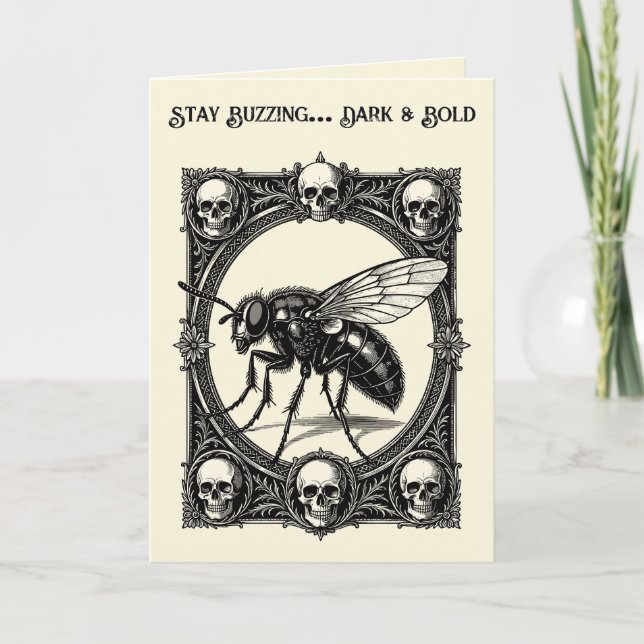 A Massive Monstrous Fly Card (Front)