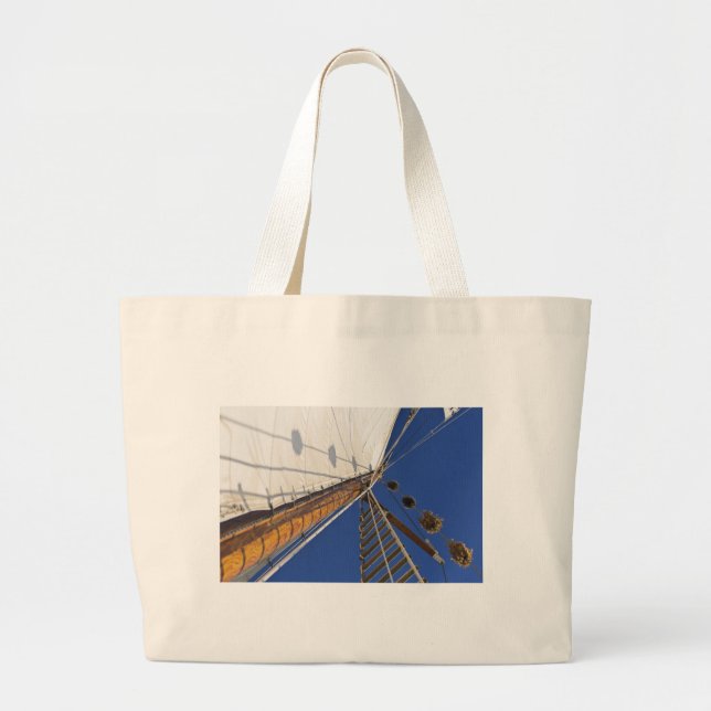 A Mast Of Perspective Large Tote Bag (Front)