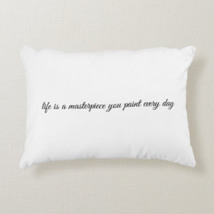 A Masterpiece Accent Pillow