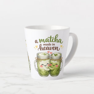 A Matcha Made in Heaven Cute Funny Pun Latte Mug