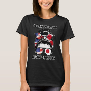 A`me`rì`can `g`rò`w`n``ja`pànè`se `ròò`ts Japanese T-Shirt