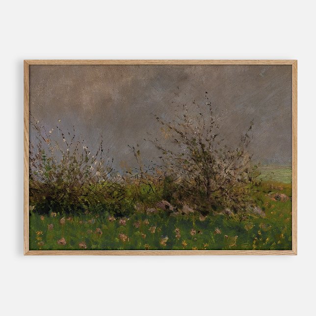 A Meadow Flower, oil vintage  Poster (Creator Uploaded)