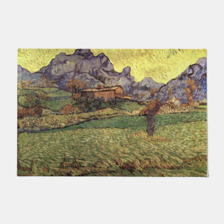 A Meadow in the Mountians - Van Gogh Floor Mat