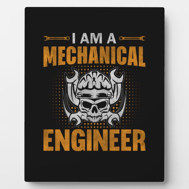 A Mechanical Engineer Plaque (Front)