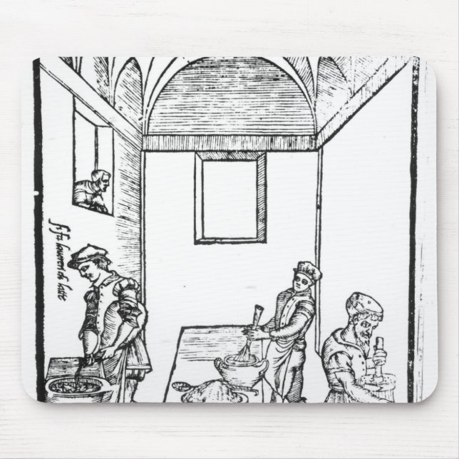 A Mediaeval Kitchen Mouse Pad (Front)