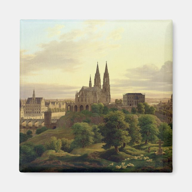 A Mediaeval Town in 1830, 1830 Magnet (Front)